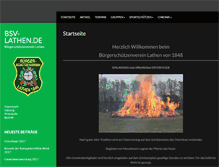 Tablet Screenshot of bsv-lathen.de